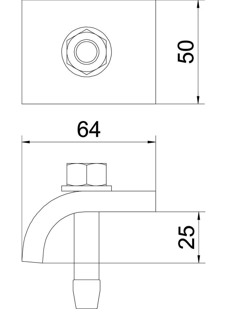 KWH/25, KĄTOWNIK ZACISK.KWH/25+ŚRUB.WZM