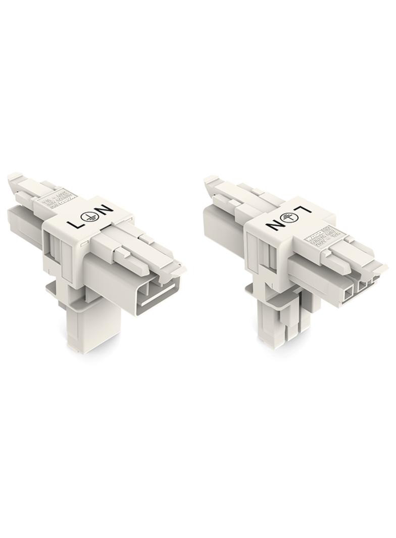 WINSTA MINI rozgałęźnik typu h 3-torowy biały kodowanie A