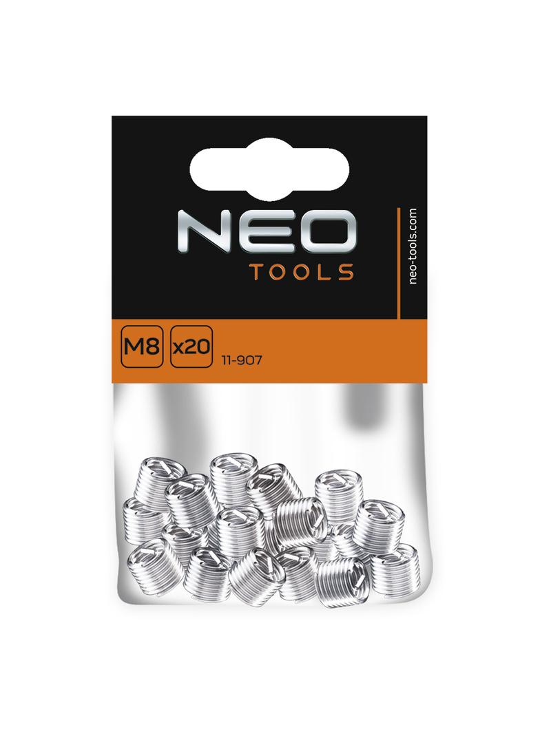 Wkłady do naprawy gwintów M8, 20 szt.