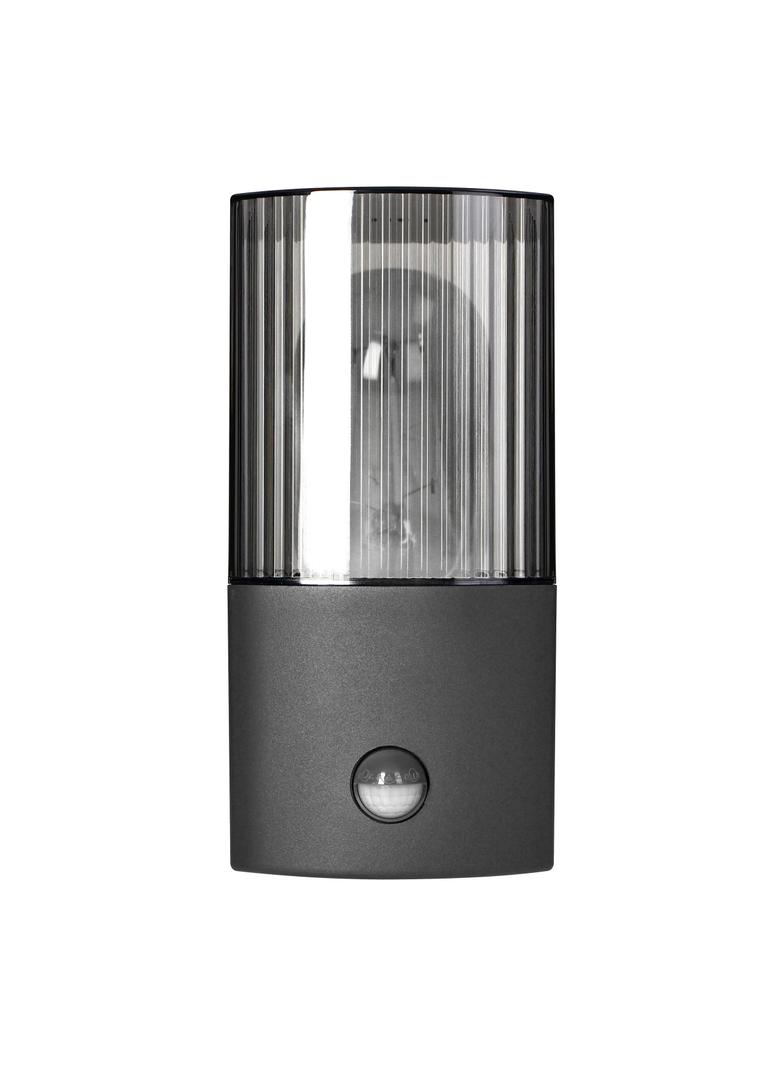 PEONIA oprawa ogrodowa hermetyczna z czujnikiem PIR E27 max. 15W IP54 czarna AD-OP-6581BE27PPR ORNO