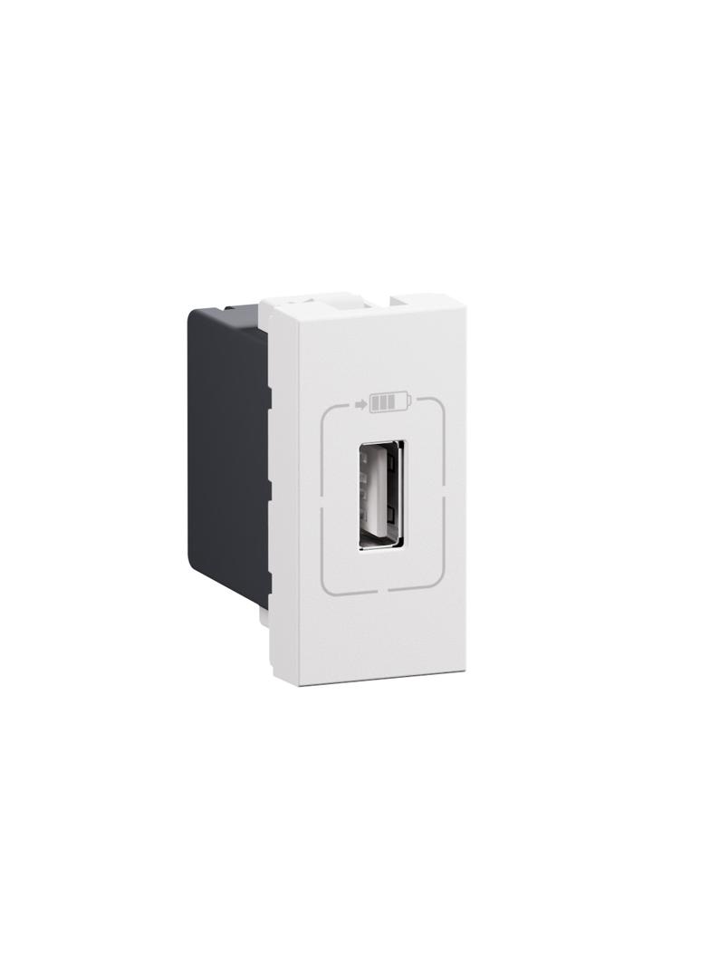 Mosaic Gniazdo Zasilające1Xusb 5V 750 Ma Biały 077591 LEGRAND
