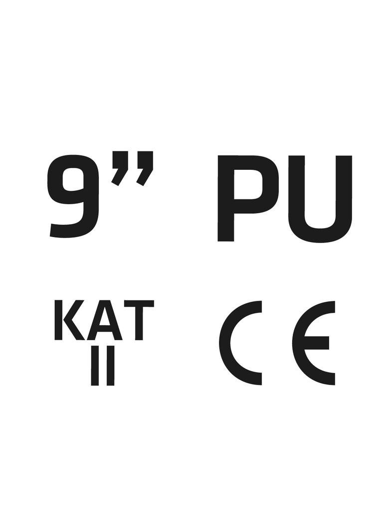 Rękawice ogrodowe pokryte PU, rozmiar 9"