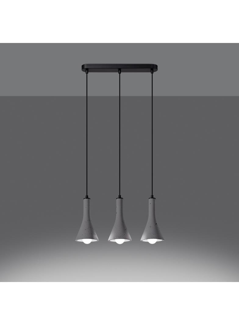 Sollux Lampa wisząca REA 3L beton SL.1225