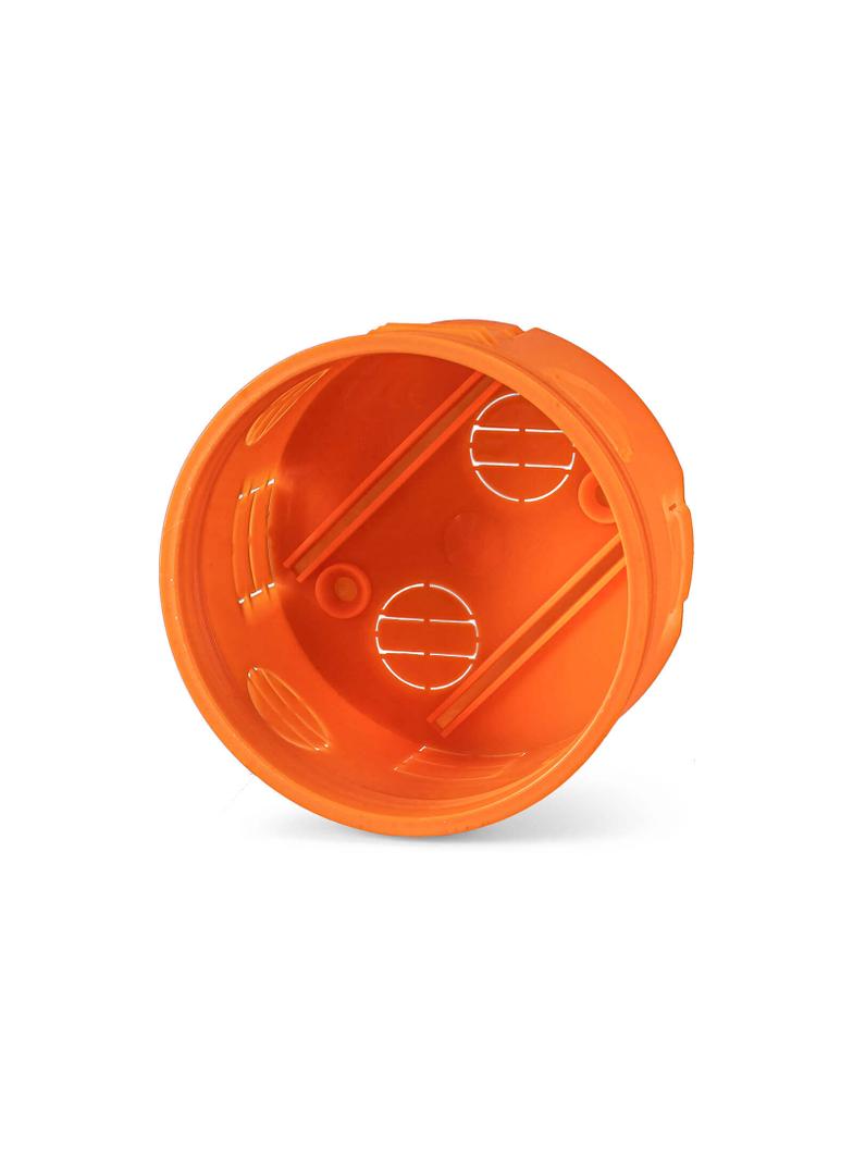 Z80KF ,  Puszka podtynkowa O 80 (z pokrywą), krótka, pomarańczowy