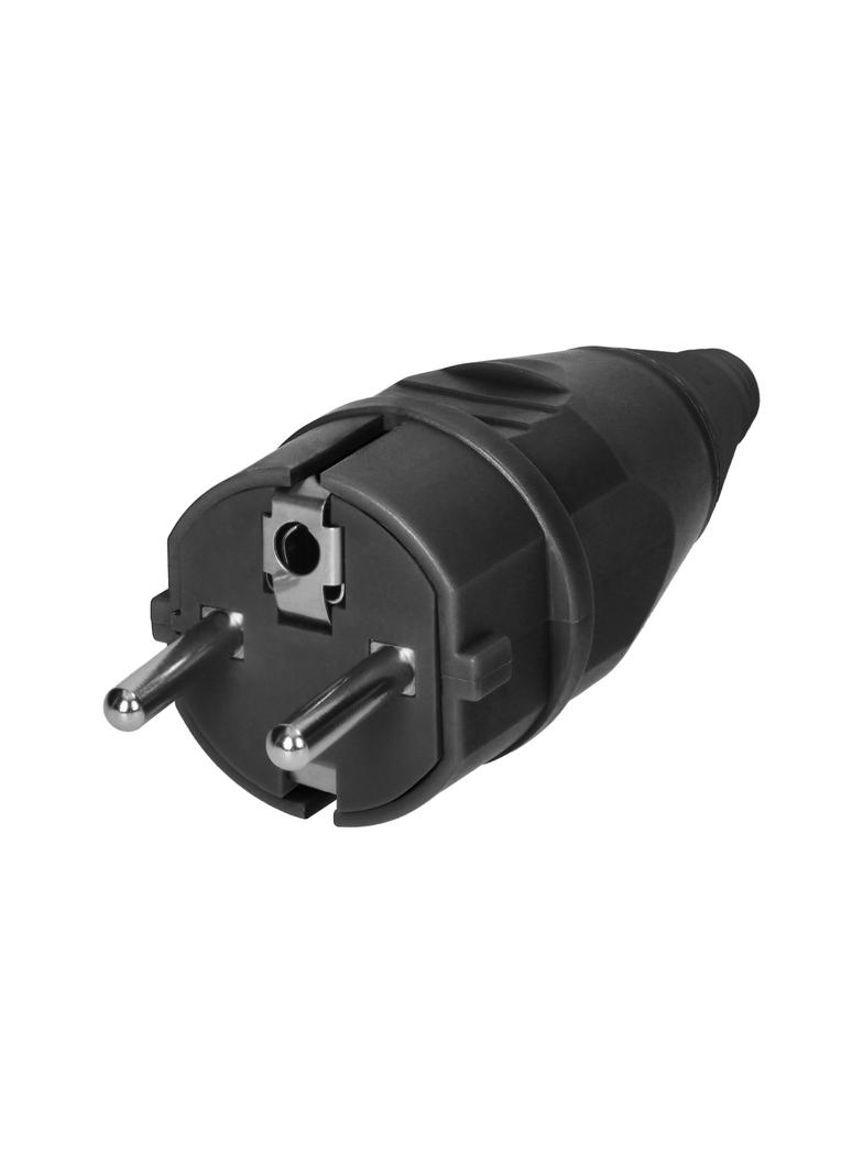 Wtyczka warsztatowa Uni-Schuko czarna OR-AE-13256 ORNO