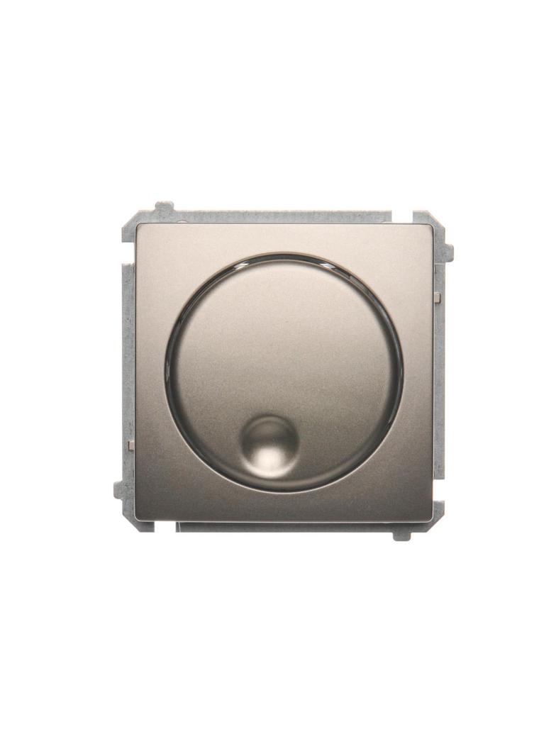 Simon Basic Ściemniacz naciskowo-obrotowy 20–500 W 230V satynowy BMS9T.01/29 KONTAKT