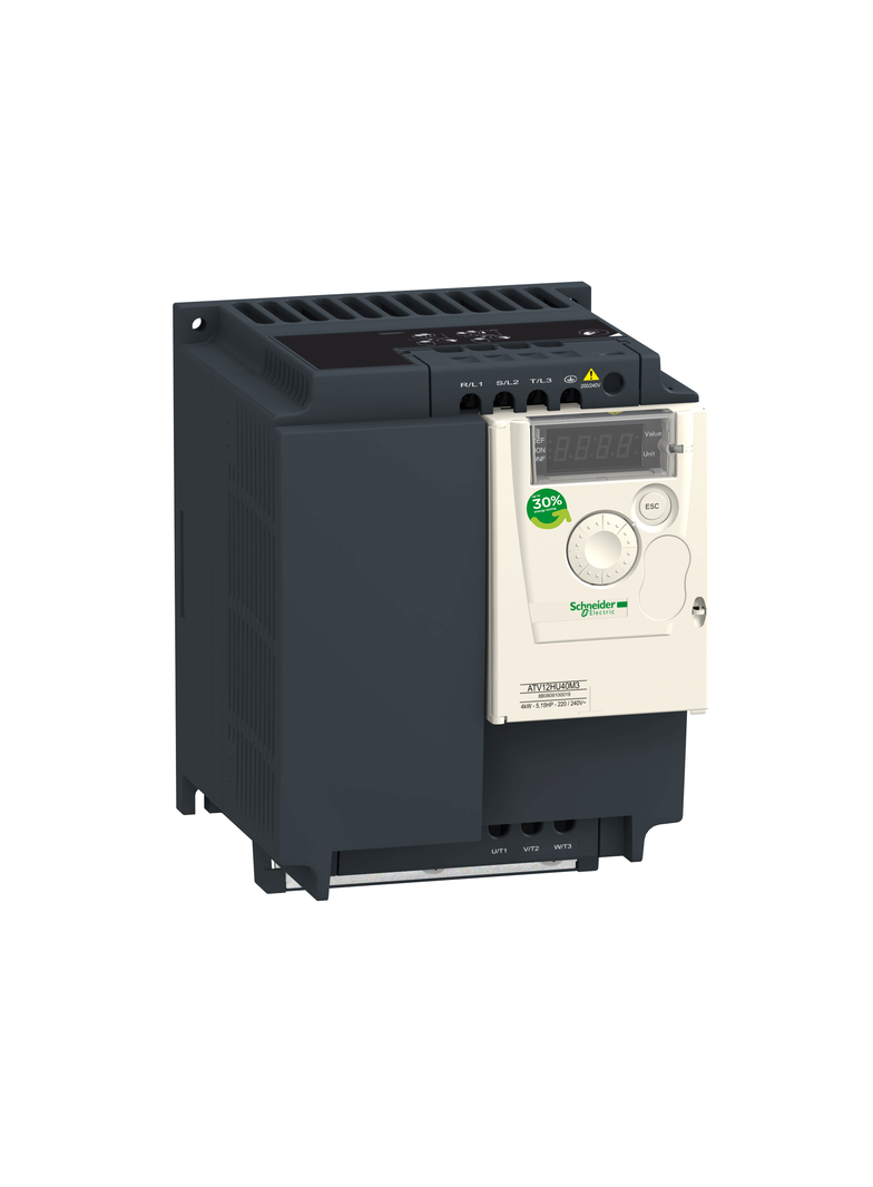 Przemiennik częstotliwości ATV12 3 fazowe 200/240VAC 50/60Hz 3kW 12.2A IP20 ATV12HU30M3