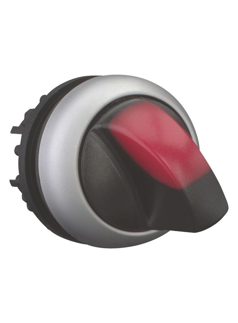 M22-WLKV-R Przełącznik 2 położeniowy czerwony bez samopowrotu i z możliwością podświetlenia 284394 E