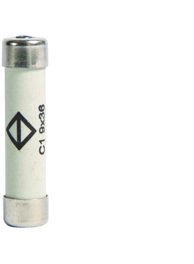 Wkładka bezpiecznikowa cylindryczna C1 9x36mm gG 16A 400VAC L936C1-16 HAGER