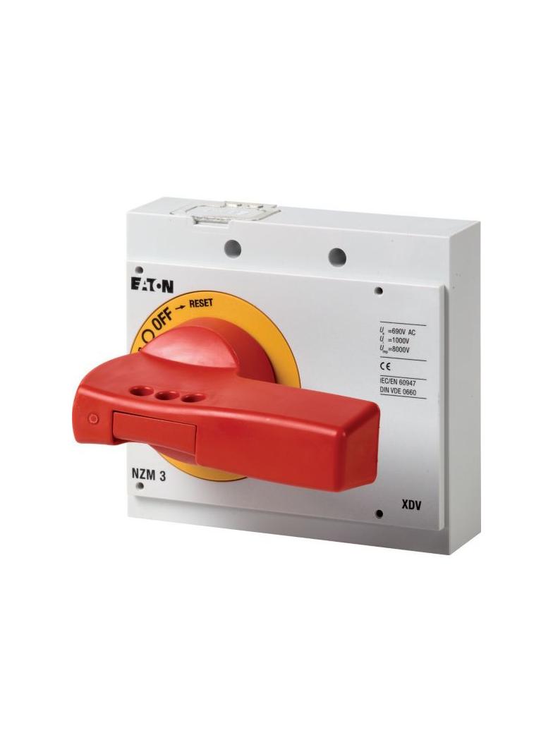 NZM3-XDVR Napęd bezpośredni czerwono-żółty z blokadą 260140 EATON