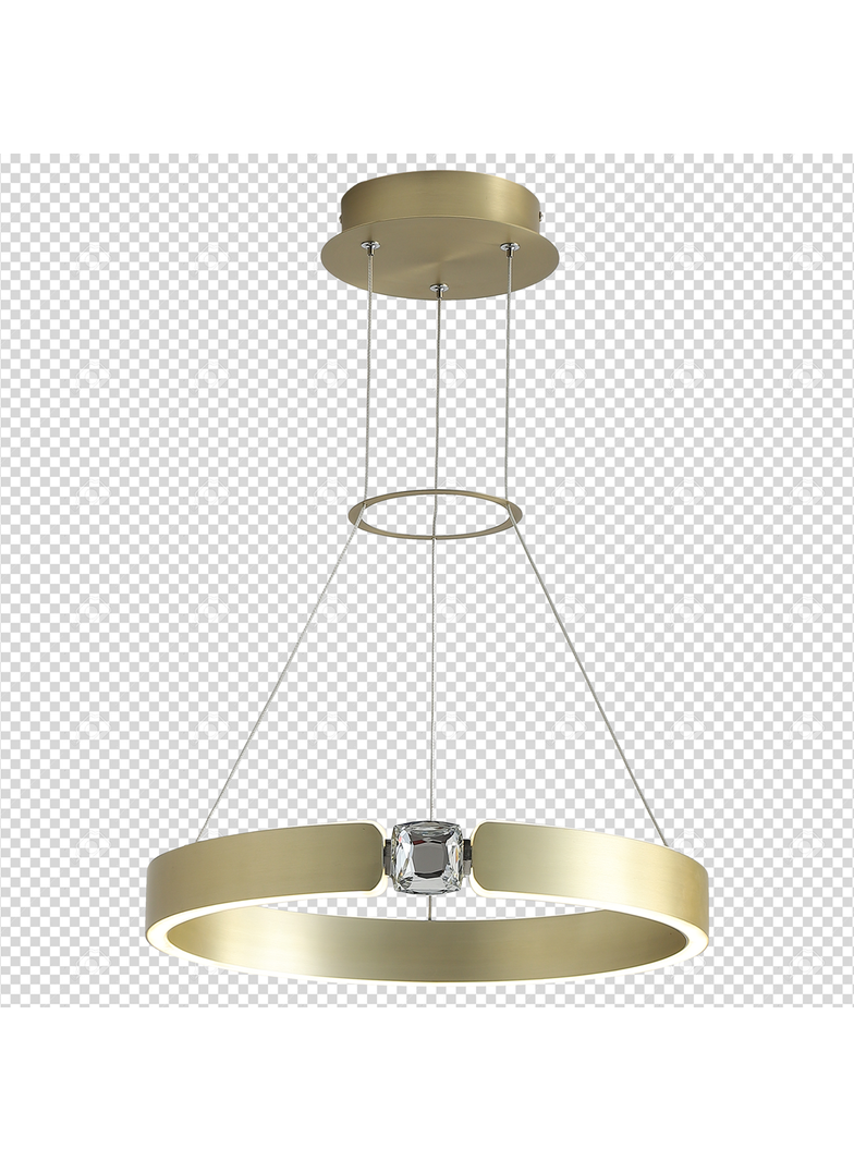 Milagro lampa wisząca LED Sirius 26W 1300lm 4000K złota ML6186