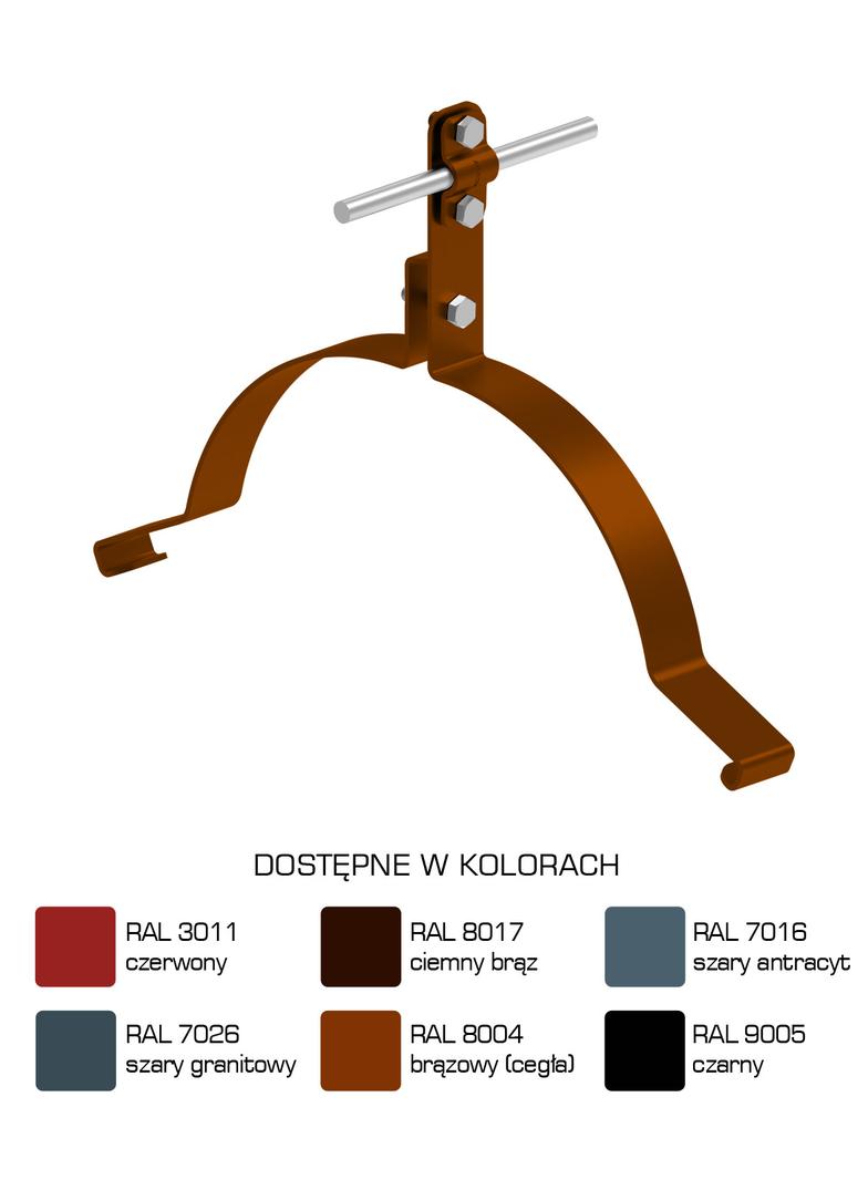 Uchwyt gąsiorowy "WZÓR 29" Z-śruba H=10 cm /LA/