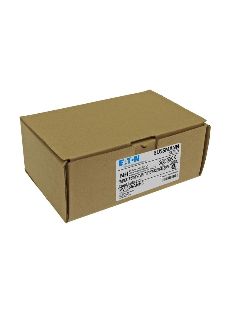 PV-355ANH3 Wkładka PV NH 355A 1000V DC PV rozmiar 3 podwójny wskaźnik PV-355ANH3 EATON
