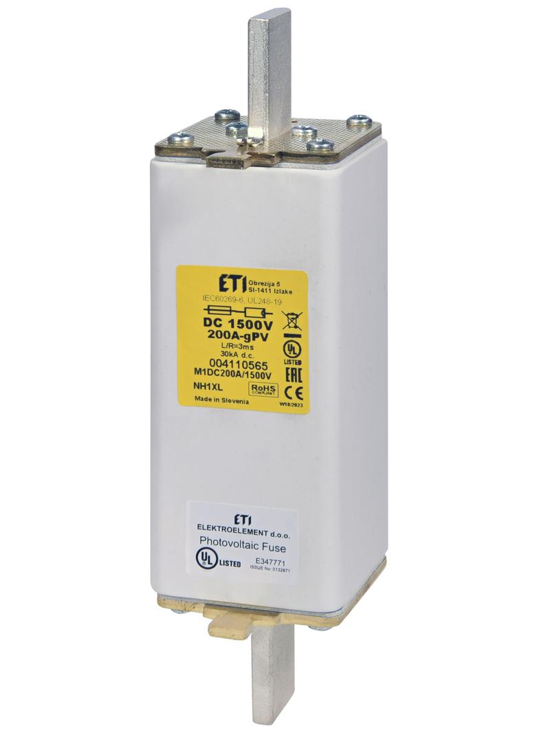 Wkładka topikowa M1XL DC 1500V M1XL gPV 100A 1500V DC 004110562 ETI