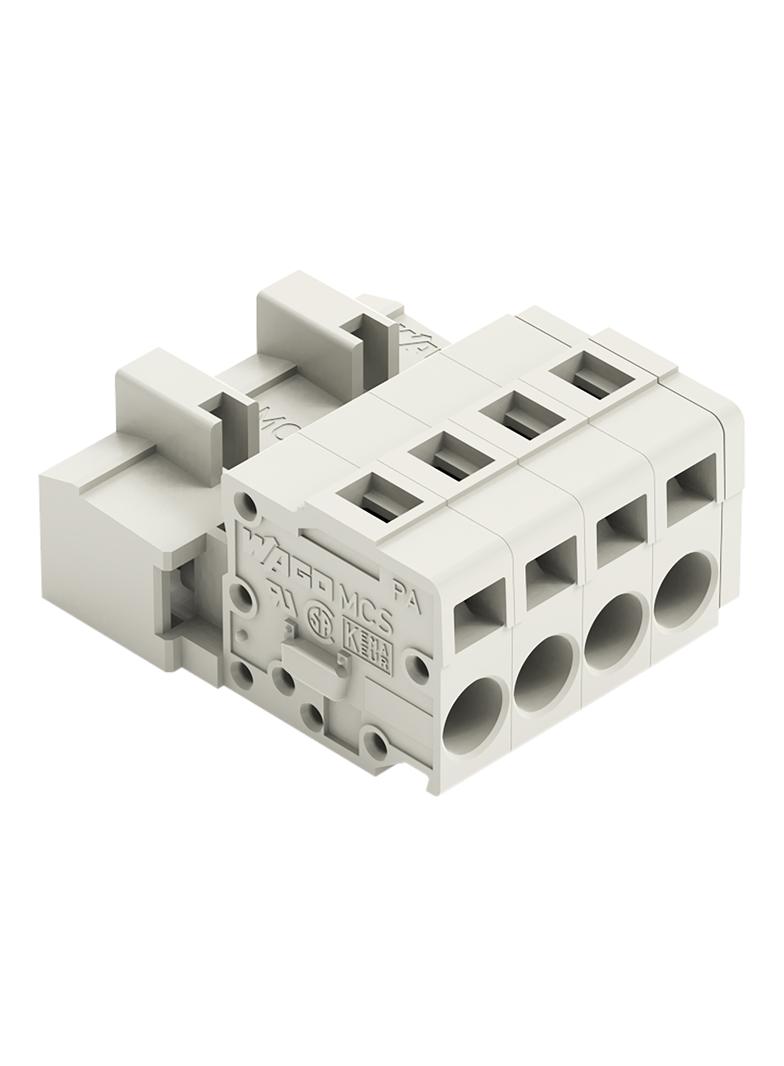 gniazdo pinowe raster 5 mm 4-torowe