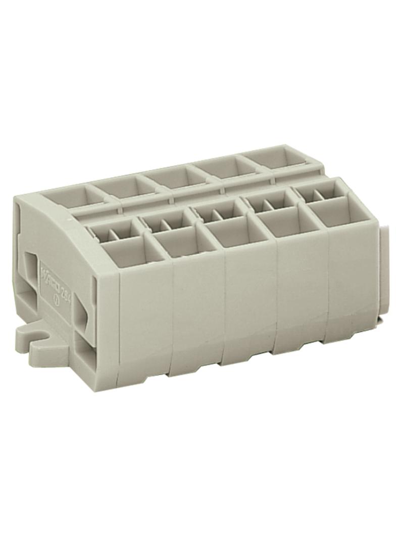 listwa zaciskowa 4-przew. Ex 2,5 mm2 5-torowa j-szara mocowanie śrubowe /100szt./ WAGO