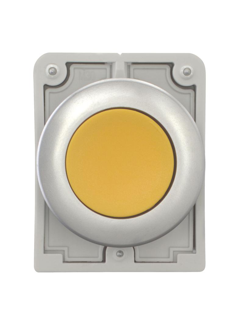 M30C-FDR-Y Przycisk 30mm płaski żółty bez samopowrotu 182946 EATON