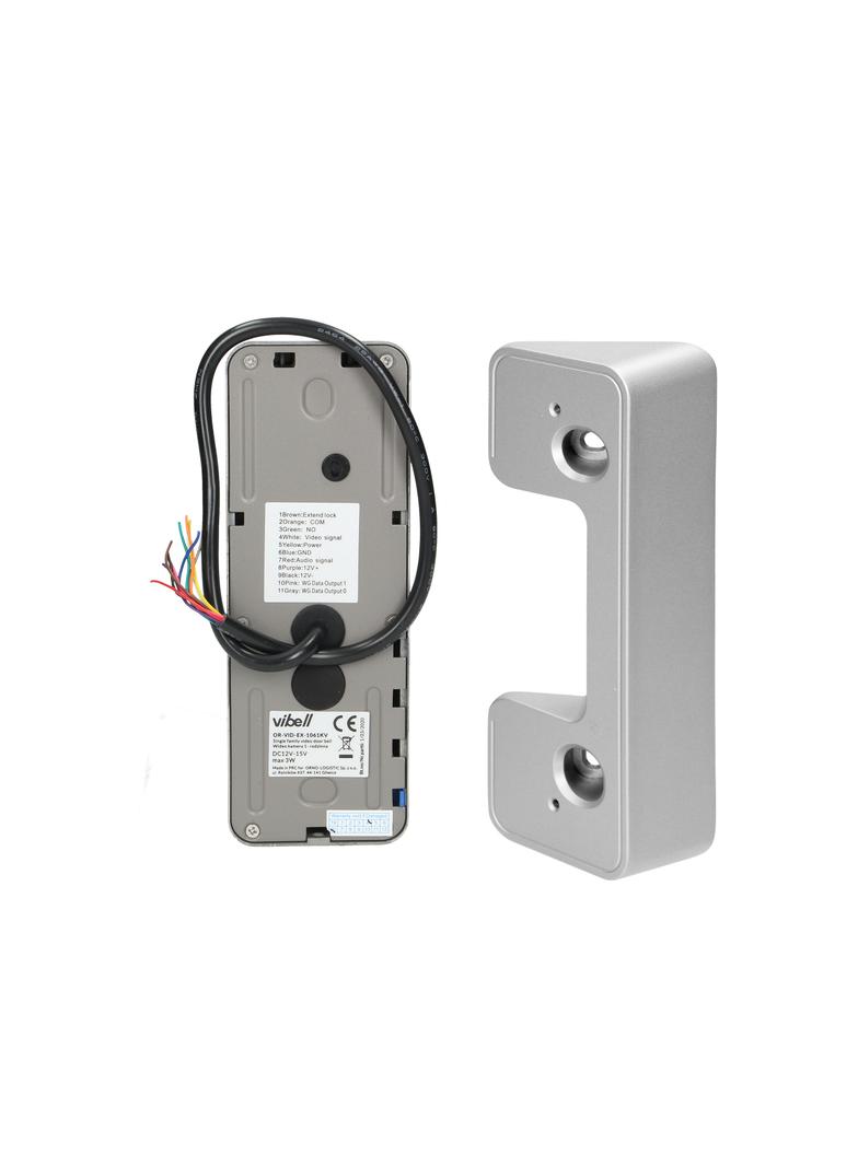 Wideo kaseta 1-rodzinna z kamerą i szyfratorem do zastosowania w systemach VIBELL OR-VID-EX-1061KV O