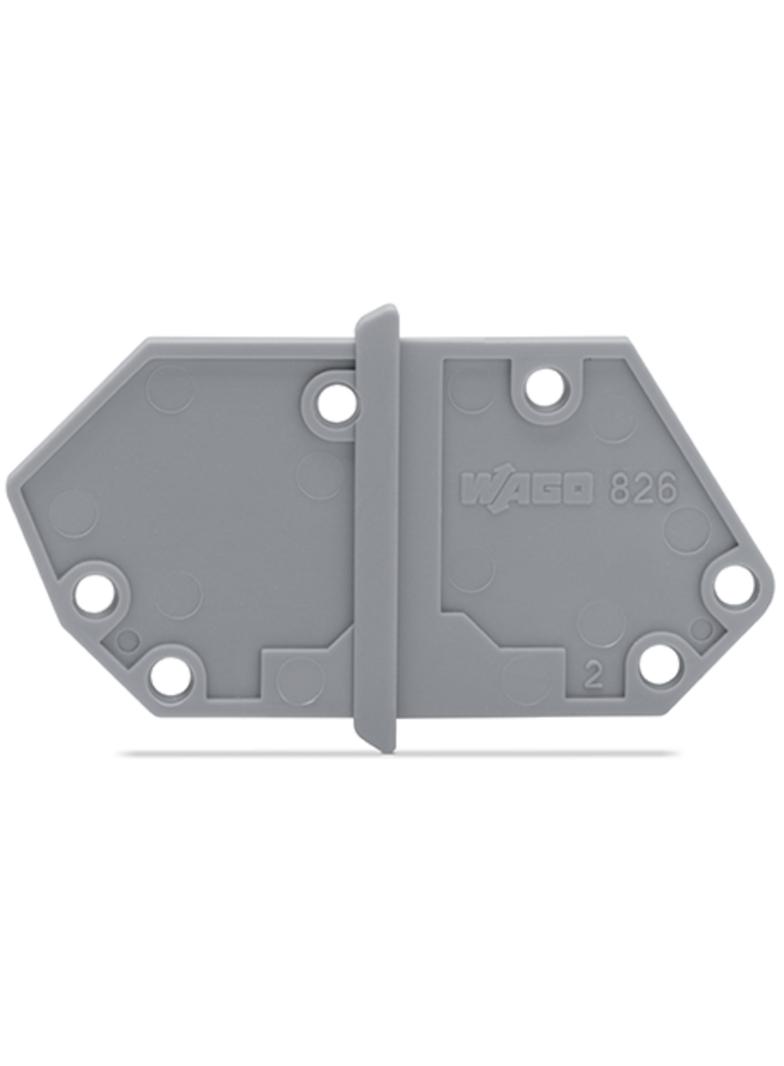 ścianka końcowa szara