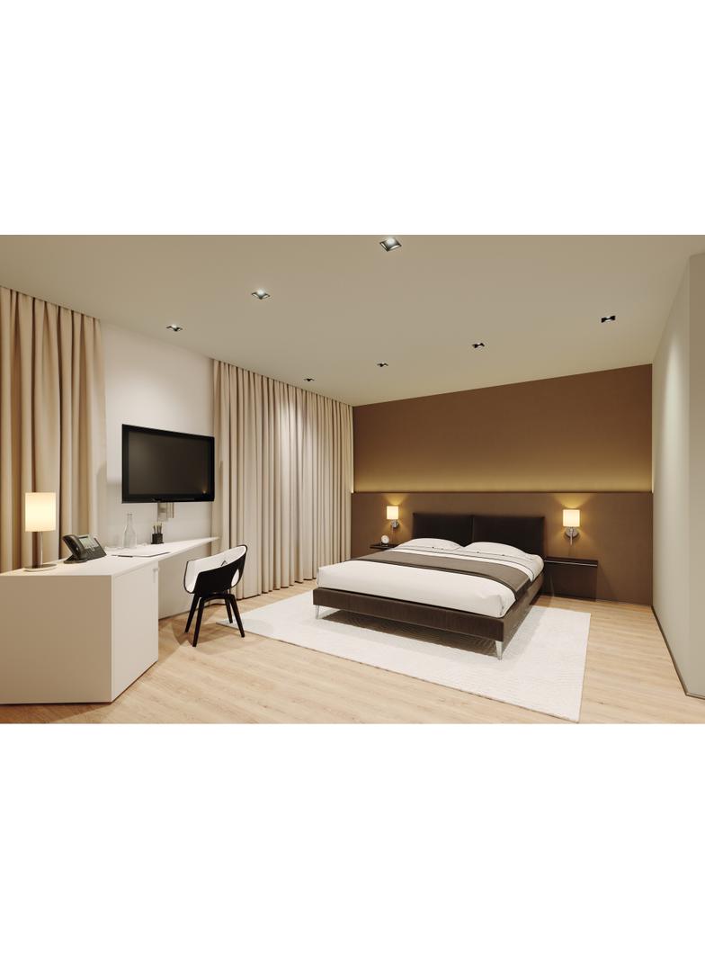 SP SQUARE DK ADJ 8W 3000K FL WT LEDV LEDVANCE