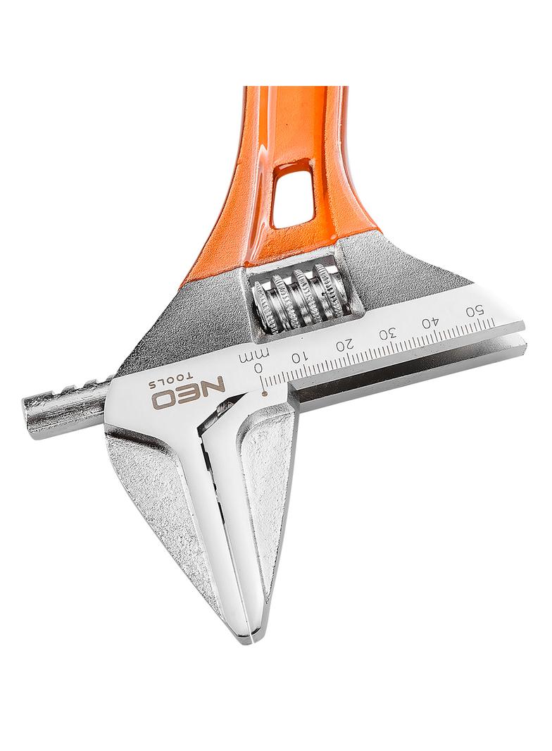 Klucz nastawny krótki 185 mm, zakres 0-53 mm