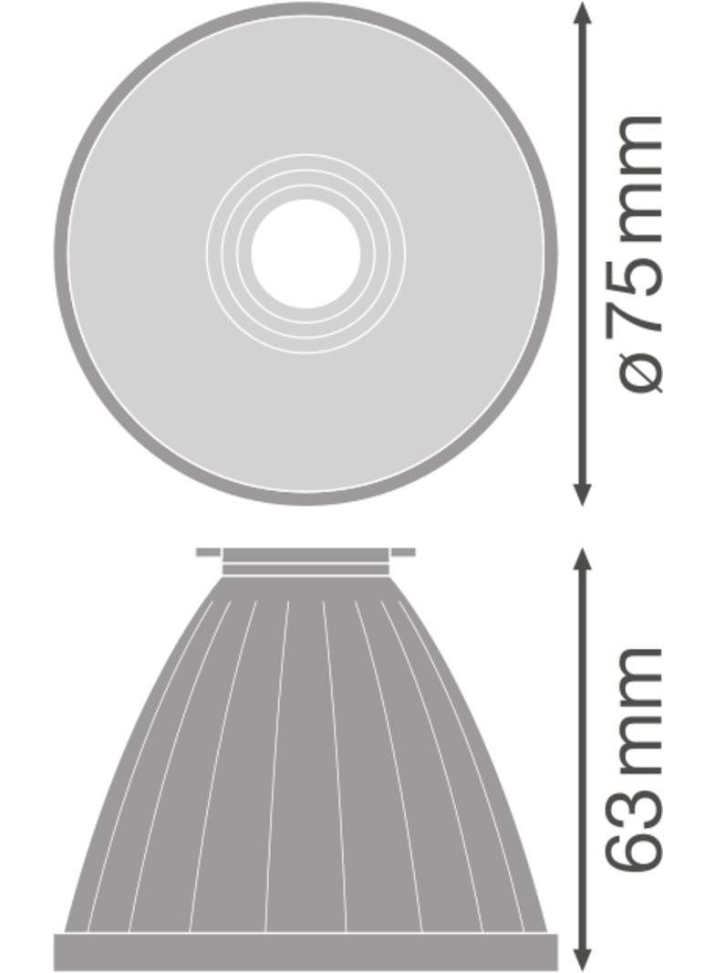 Reflektor do szynowych opraw TRACKLIGHT SPOT REFLECTOR D85 FL 4X1 LEDV
