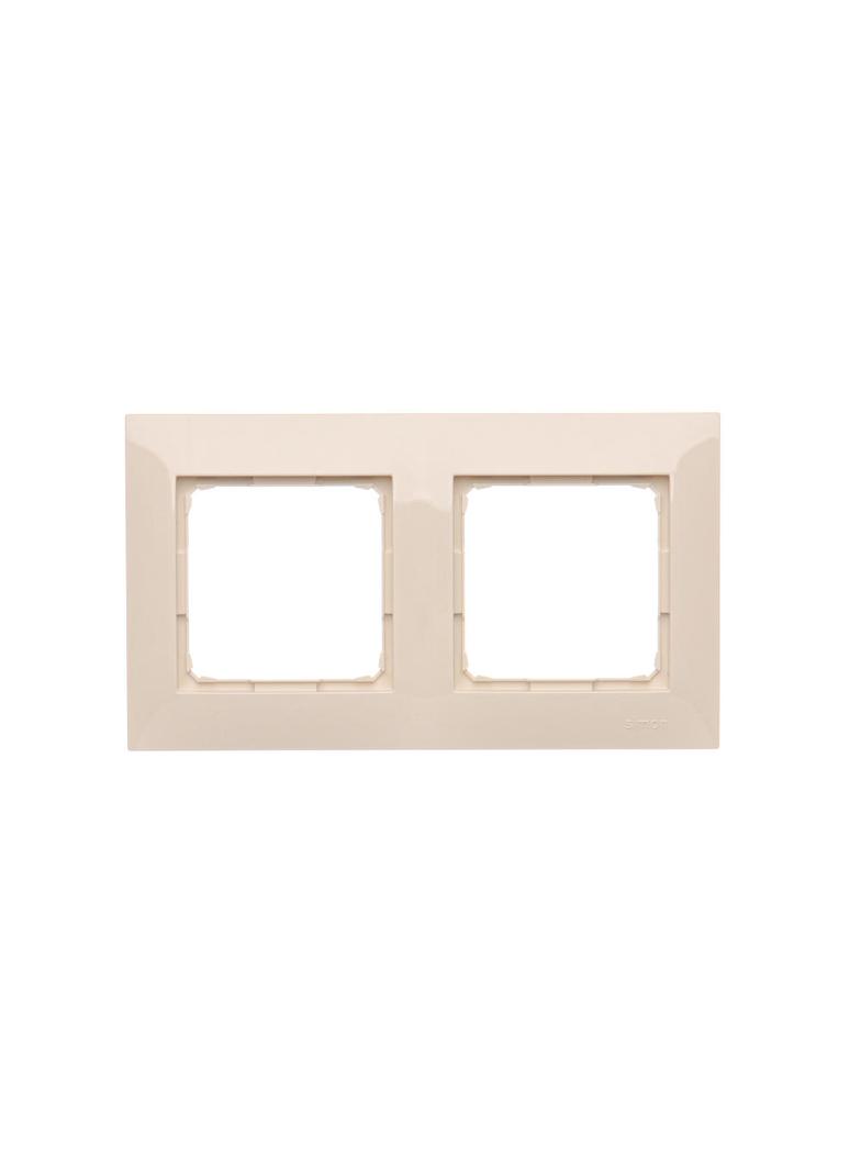 Simon 54 Premium Ramka 2-krotna PREMIUM IP20 / IP44 kremowy DR2/41 KONTAKT