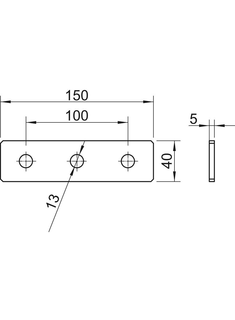 GMS 3 VP FT, PŁYTA ŁĄCZ. 3 OTW. FT