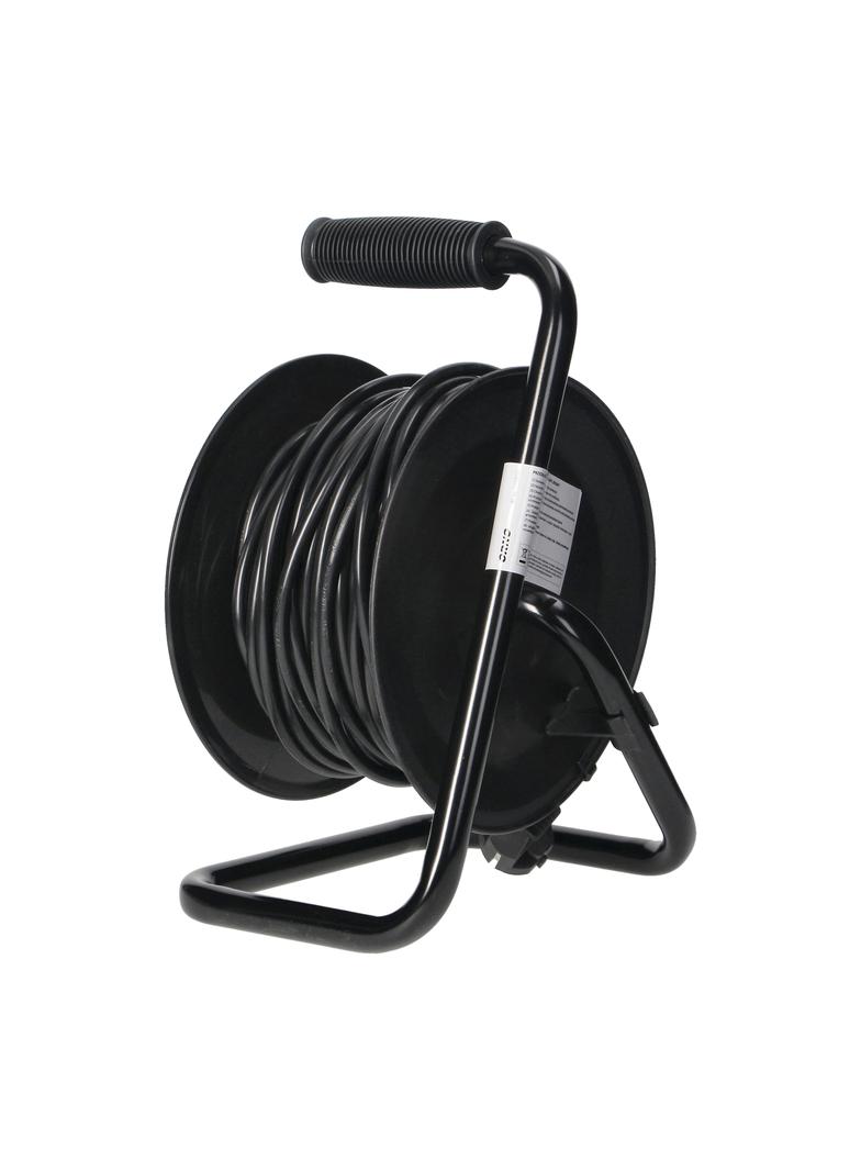Przedłużacz bębnowy 4 gniazda (Schuko) kabel PVC H05VV-F 3x1.0mm2 długość - 30m Termik Prz OR-AE-131