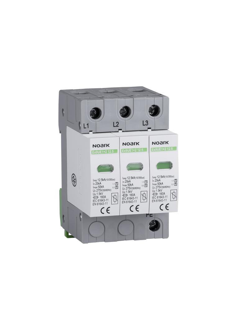 Ex9UE1+2 12.5R 3P 275 Ogranicznik przepięć typ T1+T2 275V AC 12 5kA wymienna wkładka 3P