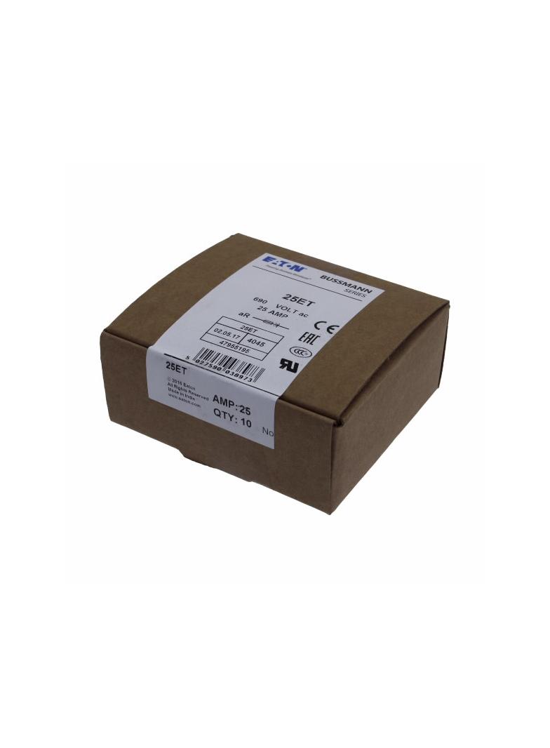 25AMP 690V IEC AC BS88 HIGH SPEED FUSE Wkładka szybka 25A AC 690 V DC 500 V BS88 19 x 77 mmA 25ET EA