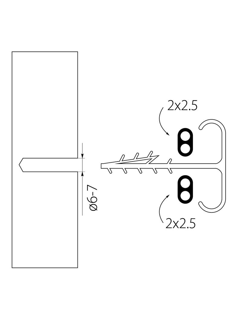 Uchwyt USMP-2 Bis (100szt) 16.7 46219 OPATÓWEK