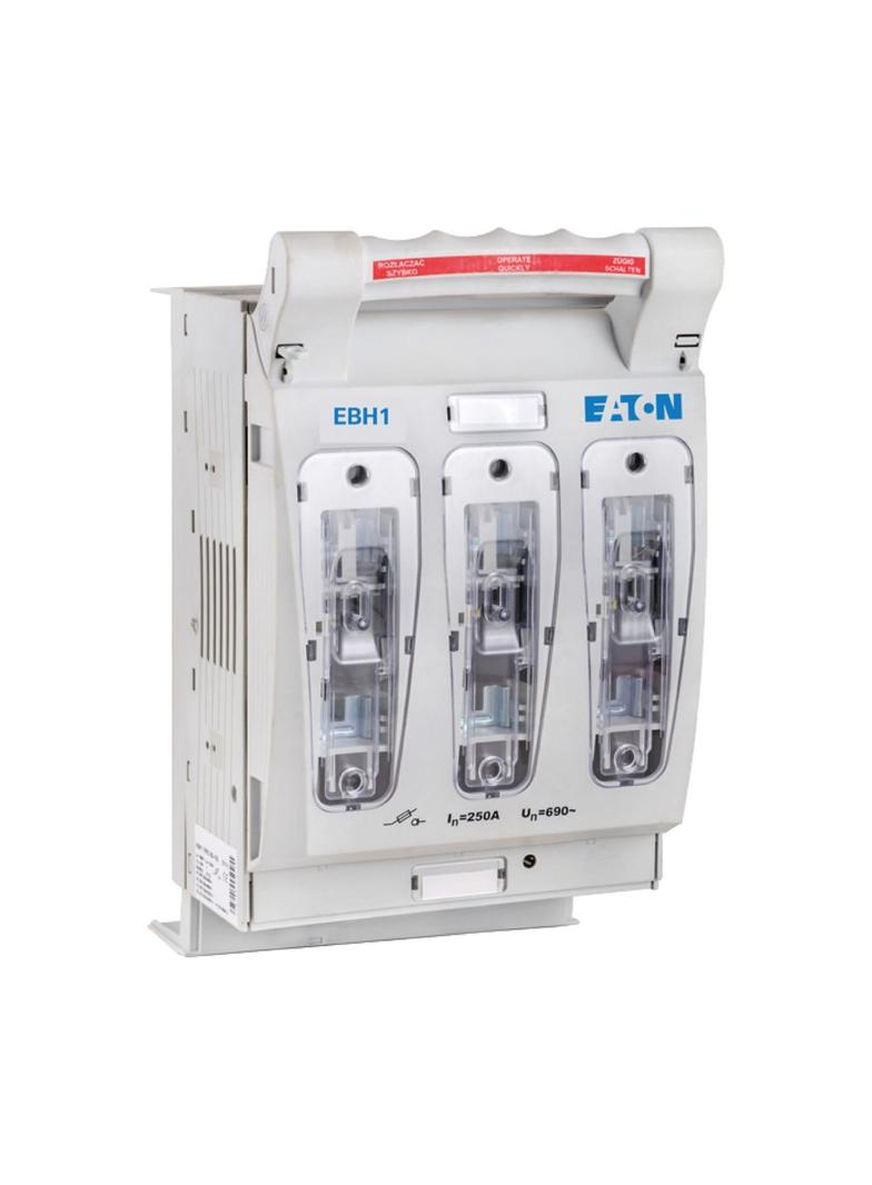 Rozłącznik bezpiecznikowy poziomy 250A AC 690V NH1 AC23B 3P IEC zaciski mostkowe EBH1O3TS8 EATON