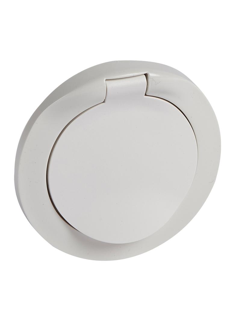 CELIANE - Plakietka gniazda 2P+Z 16 A - 250 V~ z klapką IP44 biała, Legrand