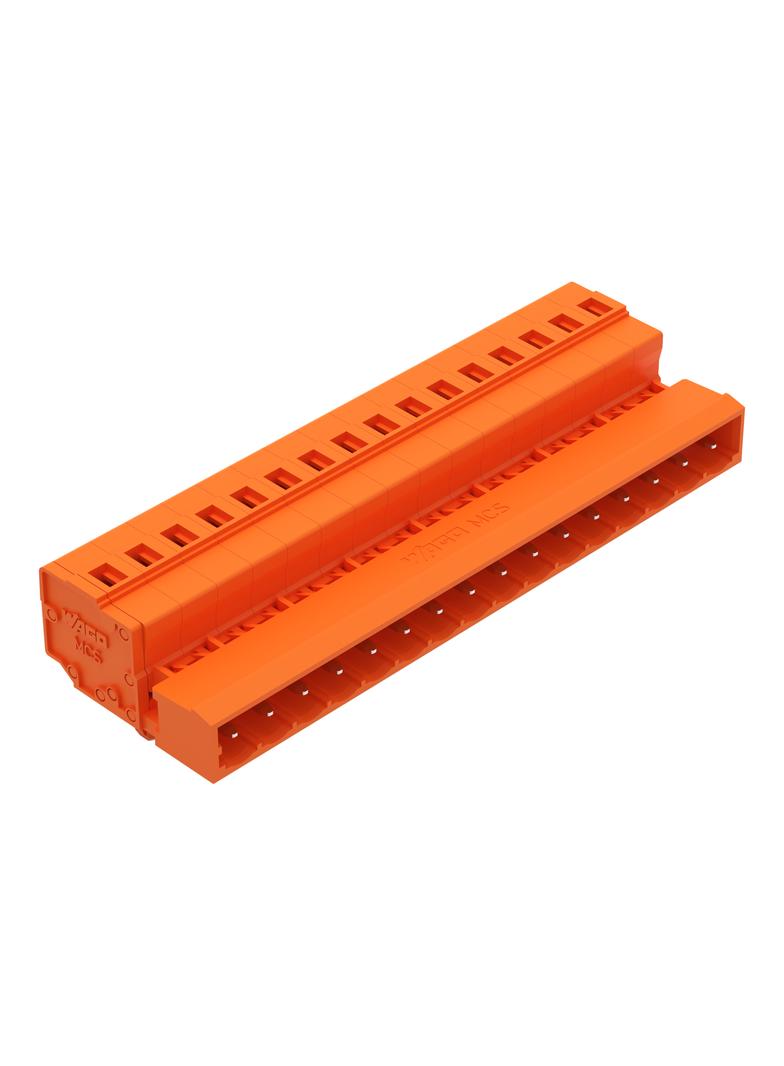 MCS-MIDI Classic wtyk 16-bieg. pomarańczowy raster 5,08 mm /25szt./ WAGO