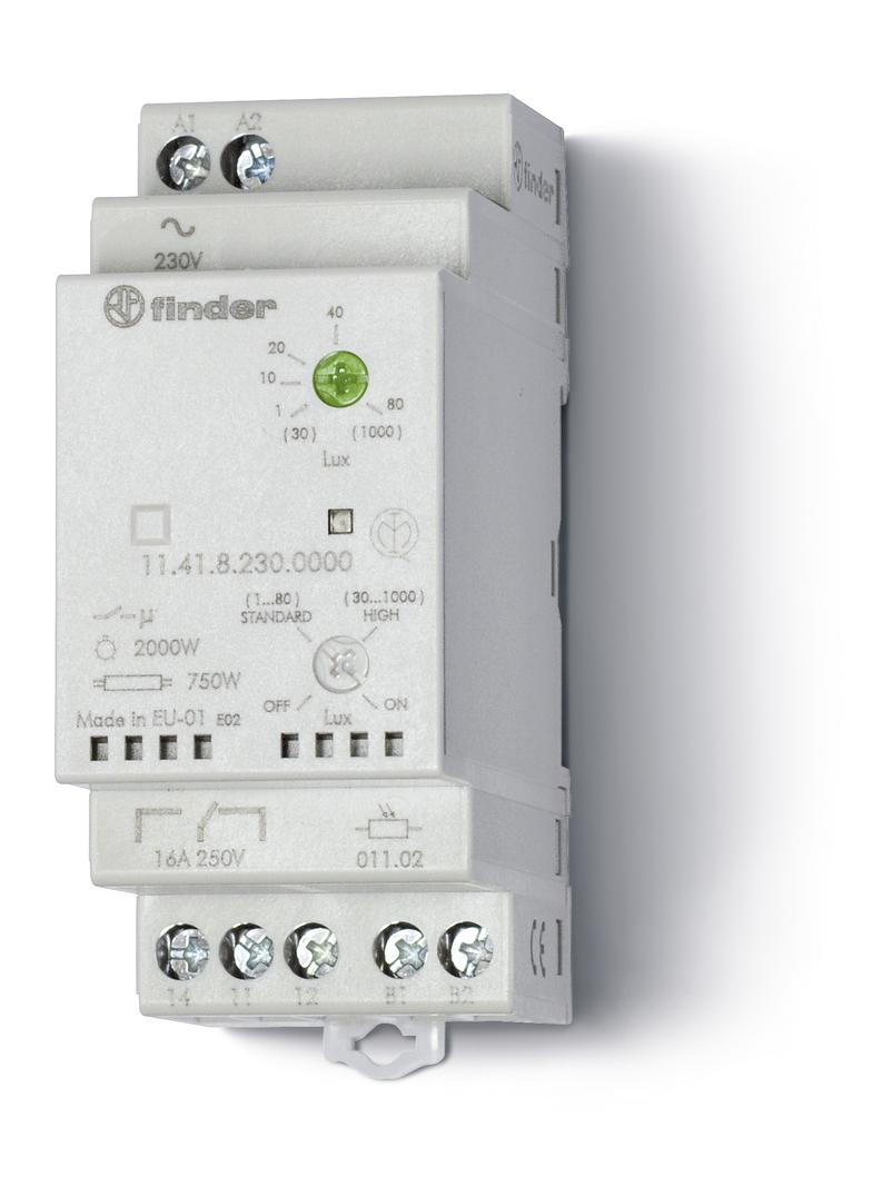 Modułowy przekaźnik zmierzchowy 1 P; 16A; 230V AC