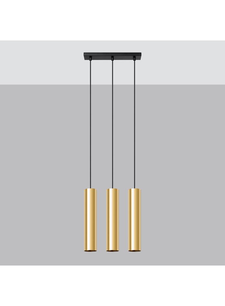 Sollux Lampa Wisząca LAGOS 3 złoty połysk SL.1201