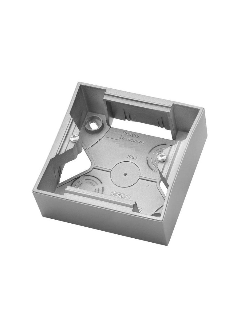 ARIA Puszka instalacyjna pojedyncza - kolor srebro