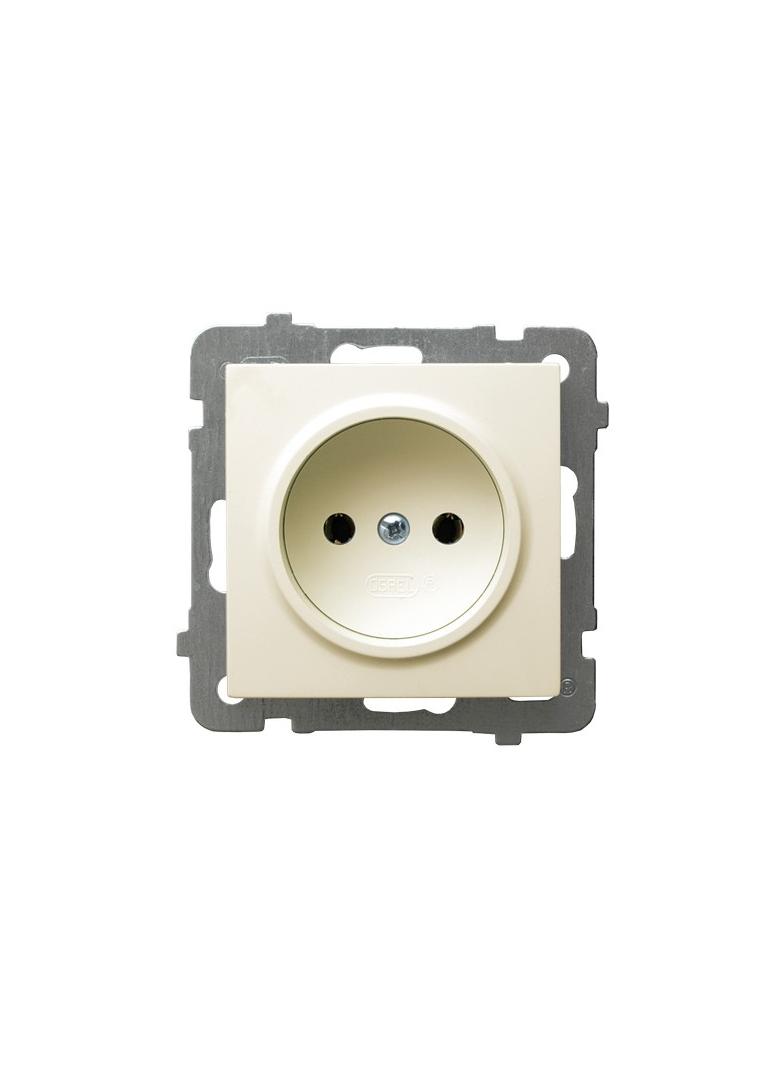 AS Gniazdo pojedyncze - kolor ecru