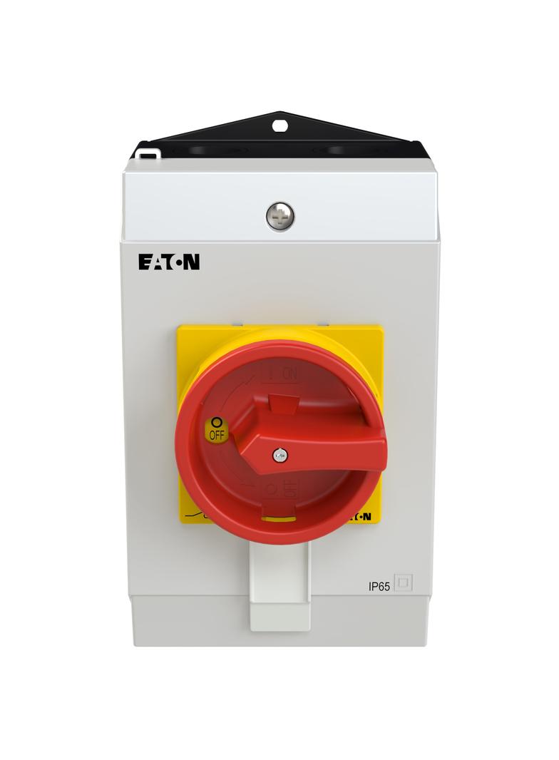 P1-25/I2H/SVB/N Rozłącznik główny 3 bieg.+N 25A funkcja awaryjnego zatrzymania blok. na kłódkę w 227