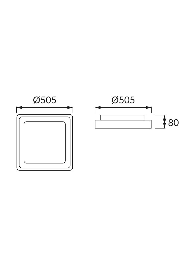 Plafoniera SMD LED ARIEL LED D 48W 04013 IDEUS
