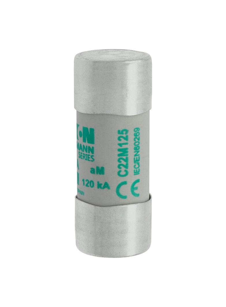 CYLINDRICAL FUSE 22 x 58 125A AM 400V AC Wkładka cylindryczna 22 x 58mm 125A AM 400V AC C22M125 EATO