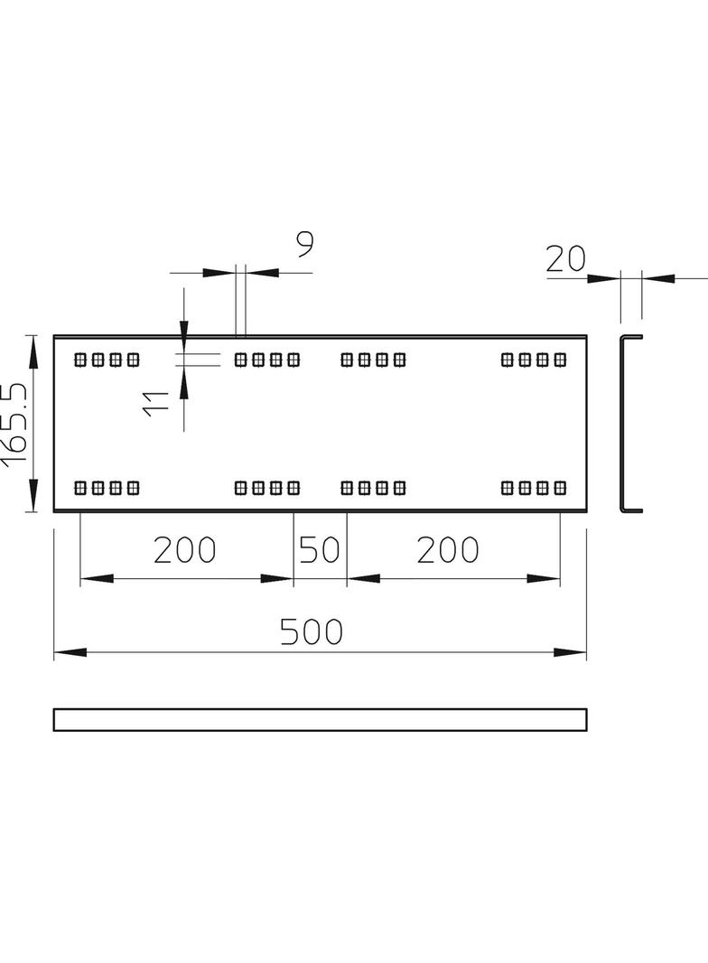 WRVL 160 VA4301, Łącznik wzdłużny DŁUGI 160 VA