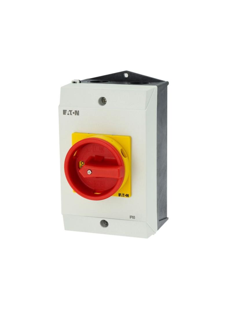 P1-25/I2H/MBS/SVB/HI11 Rozłącznik 25A 3P + 1Z 1R MBS czerwony - żółta rączka 182415 EATON