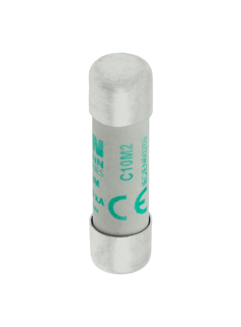CYLINDRICAL FUSE 10 x 38 2A AM 500V AC Wkładka cylindryczna 10 x 38mm 2A AM 500V AC C10M2 EATON