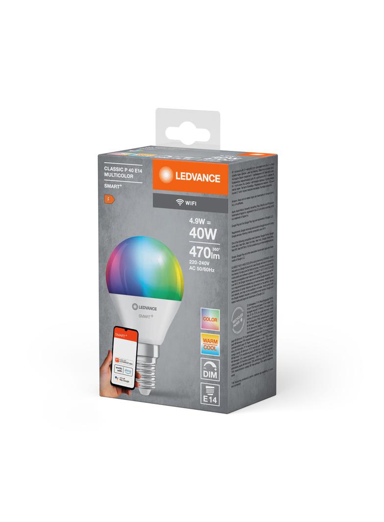 Lampa LED SMARTWIFI P40 4,9W 230V RGBWFRE144X1 LEDV