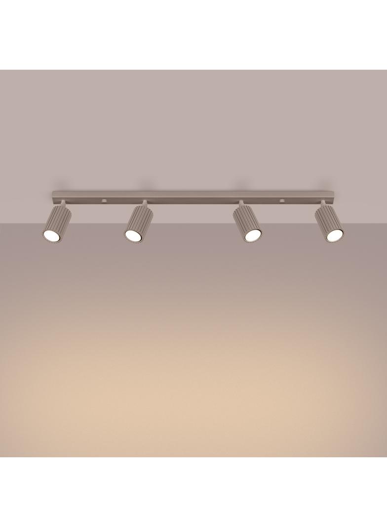 SOLLUX Plafon KARBON 4L taupe ; SL.1765
