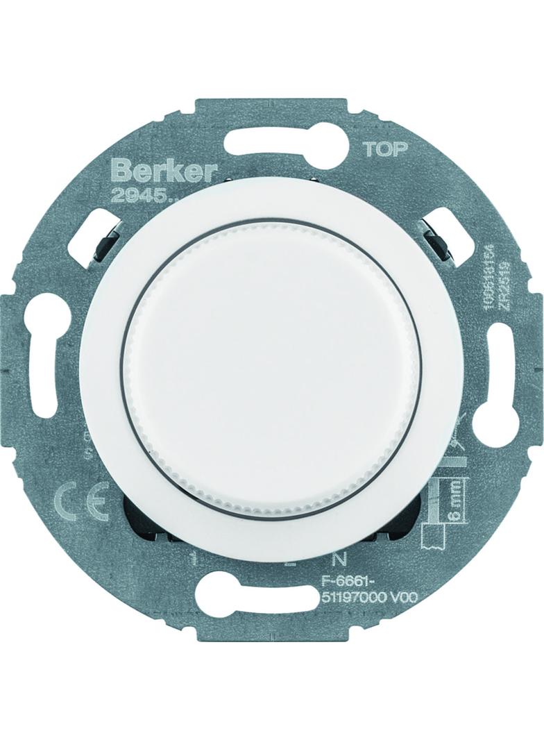 Serie 1930/Glas Rozszerzenie ściemniacza obrotowego komfort, biały