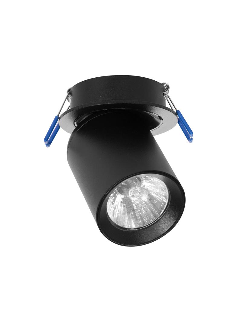 Oprawa ścienno-sufitowa MALTA SP 1 podtynkowa GU10 max. 12W IP20 czarna AD-OP-6478BGU10 ORNO