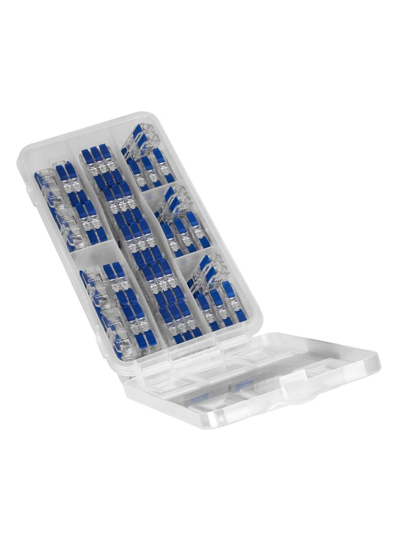 Zestaw złączek przelotowych APARTMENT-QUICK-THROUGH, 50 szt.